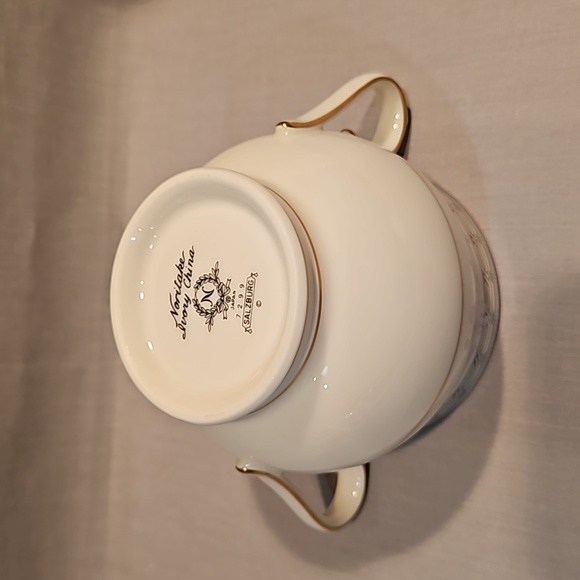 NEW Noritake Salzburg 7299 Sugar Bowl (no lid) Ivory China - Picture 8 of 10